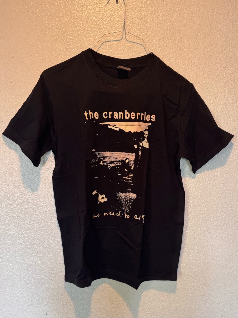 BN Women black sz M Short-Sleeve the cranberries Tee Tshirt cotton